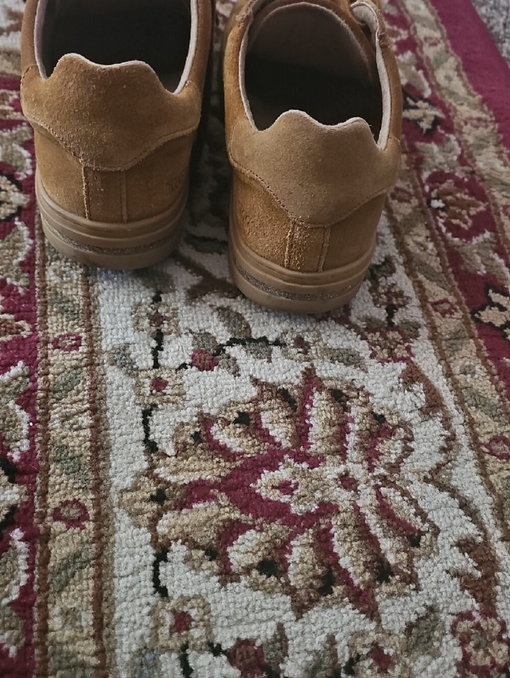 Birkenstock Women's Suede Sneakers in Tan/Brown - Picture 3 of 6